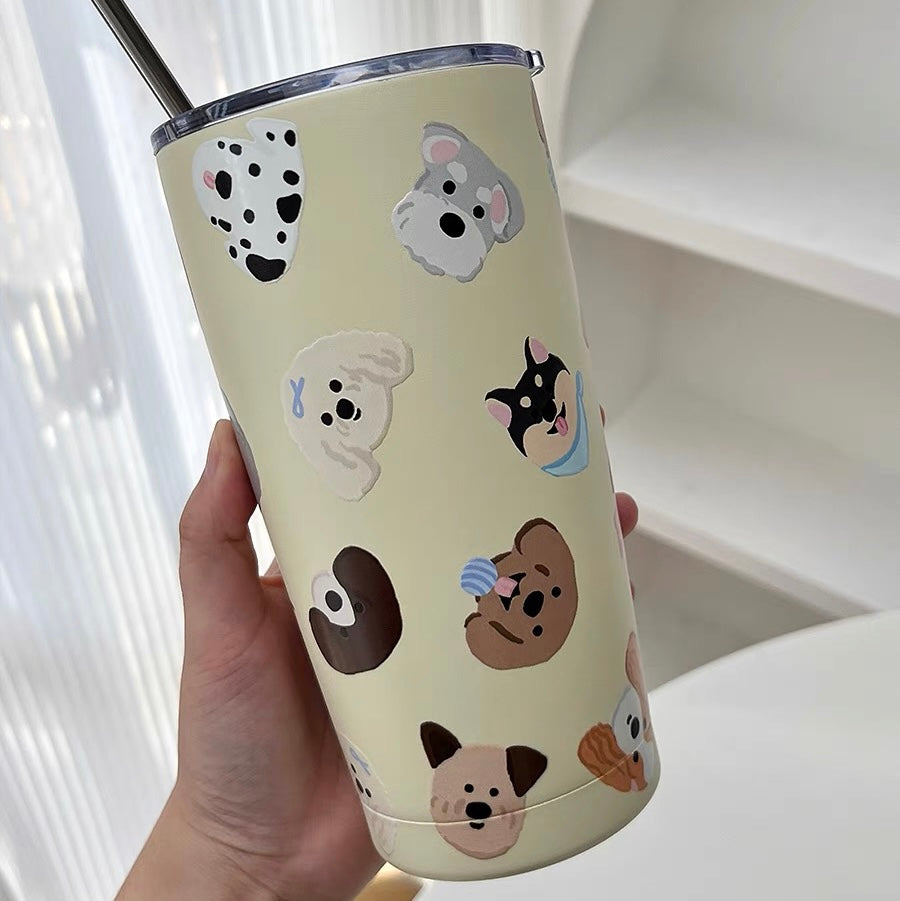 Yellow Puppy Tumbler